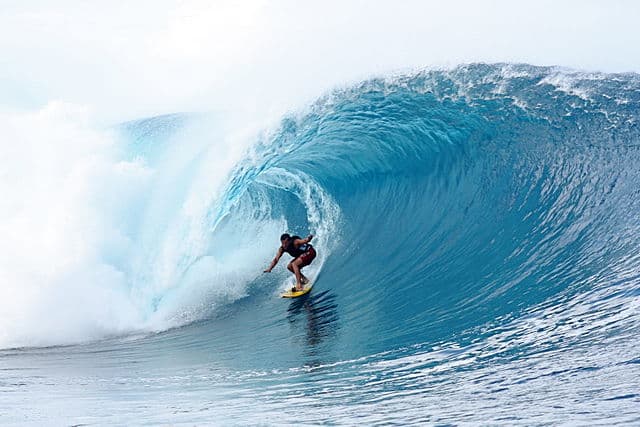 spot de surf de Teahupoo