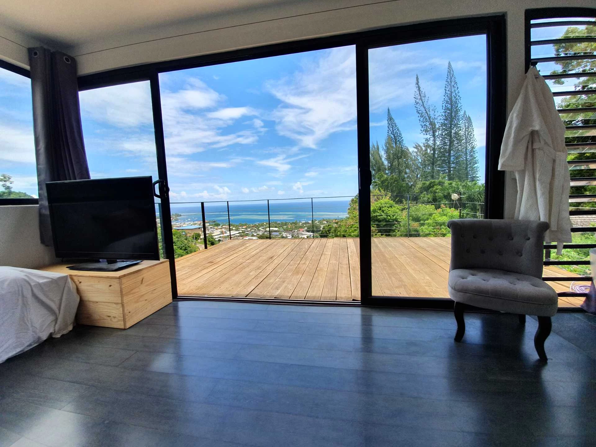 Ocean view from the Villa Bounty Lodge suite