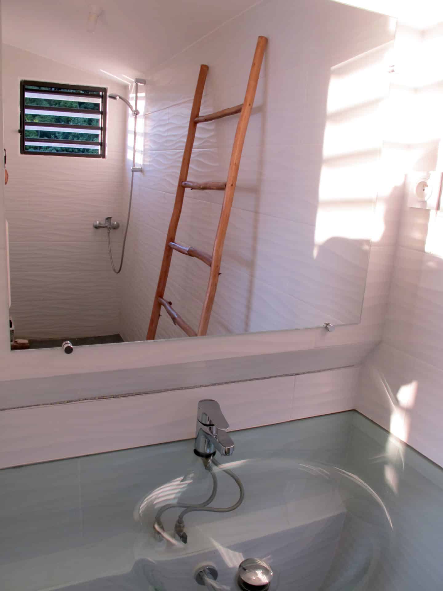 aito bungalow bathroom with walk in shower