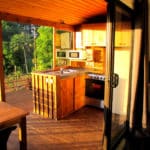 aito bungalow fully equipped outdoor kitchen with ocean view