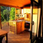 aito bungalow fully equipped outdoor kitchen with ocean view
