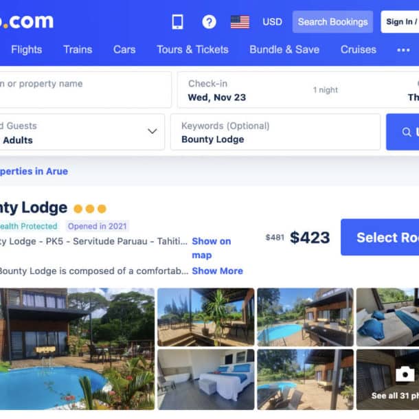 You can now book your room at Bounty Lodge on Trip.com Hotel Booking