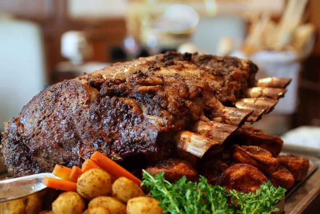 roasted ribs