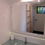 Kahaia Bungalow bathroom with walk-in shower Kahaia Bungalow bathroom with walk-in shower