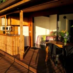 kahaia bungalow exterior view of the bungalow with kitchen dining area and bedroom Kahaia Bungalow exterior view of the bungalow with kitchen, dining area and bedroom