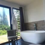 villa bounty bathtub with ocean view from the master suite