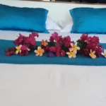 Villa Bounty king size bed of the master suite