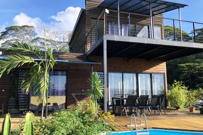 villa bounty lodge pool and terrace balcony