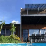 villa bounty view of the villa from the swimming pool